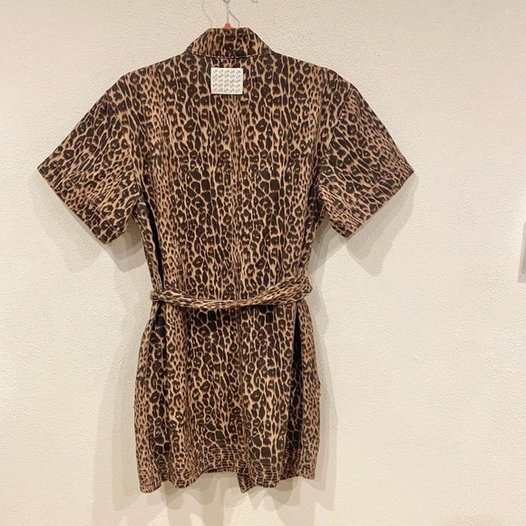 CMEO COLLECTIVE Reiterate Dress - Brown Leopard Size Small EUC - Picture 4 of 4